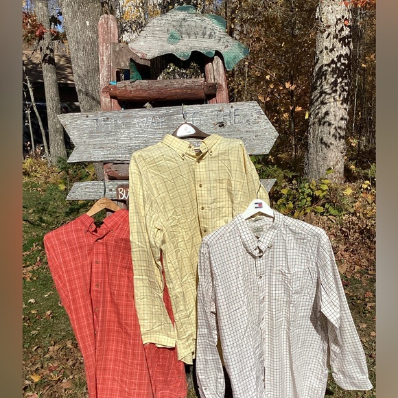 ⚜️ Bundle Of 3 L.L. Bean Long sleeve Mens Shirt Mens 2XL-Tall ⚜️
